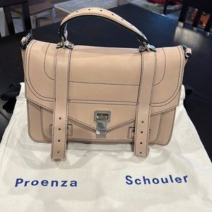 Proenza Schouler S1MD blush/cream slightly used -like new w/tags